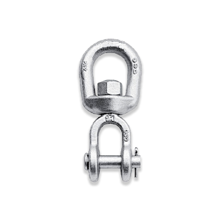 AZTEC LIFTING HARDWARE Swivel 5/16 Jaw x Eye 1045 Steel HDG SWV516-JE